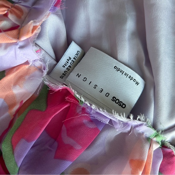 ASOS Ruched Floral Maxi Dress - Picture 4 of 4